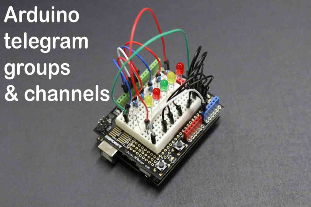Arduino telegram groups and channels